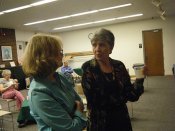 Carol Burke and Alison Burbage