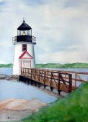 Lighthouse Over Bridge