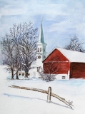 Church In The Snow
