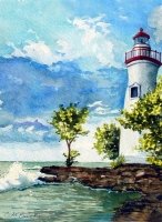 Lighthouse  on Point