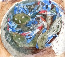 Bucket of Crabs Batik