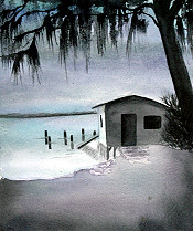 Florida Fishing Hut Storm