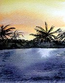 Palms Against Sunset 2