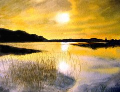 Sunset on the River
