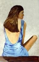 Woman in Blue
