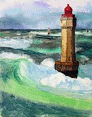 Lighthouse On Canvas