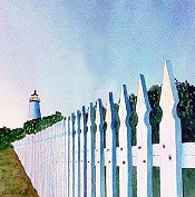 Lighthouse By The Sea