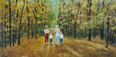 Autumn Stroll with Cousins