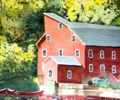 Gristmill on the Pond