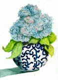 Hydrangeas in a Vase