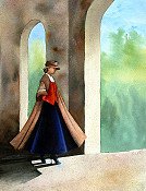 Lady In Red Vest