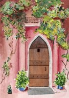 Moroccan Door W/C Paper