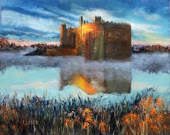 Sunset at Leeds Castle
