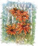 Fence and Sunflower Batik