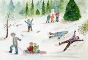 rm grandkids in snow