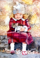 Girl With Kitten