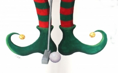 Christmas Golfer
