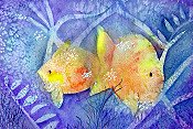 Two Yellow Fish
