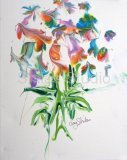 Bouquet  Fluid Art