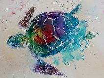 Brusho Sea Turtle