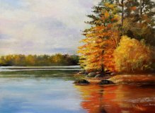 Fire Reflections Oil