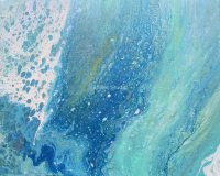 Fluid-Art-Sea-Foam