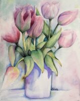 Tulips in Vase