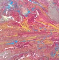 Fluid Art In the Red