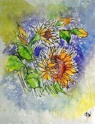 Sunflower Batik
